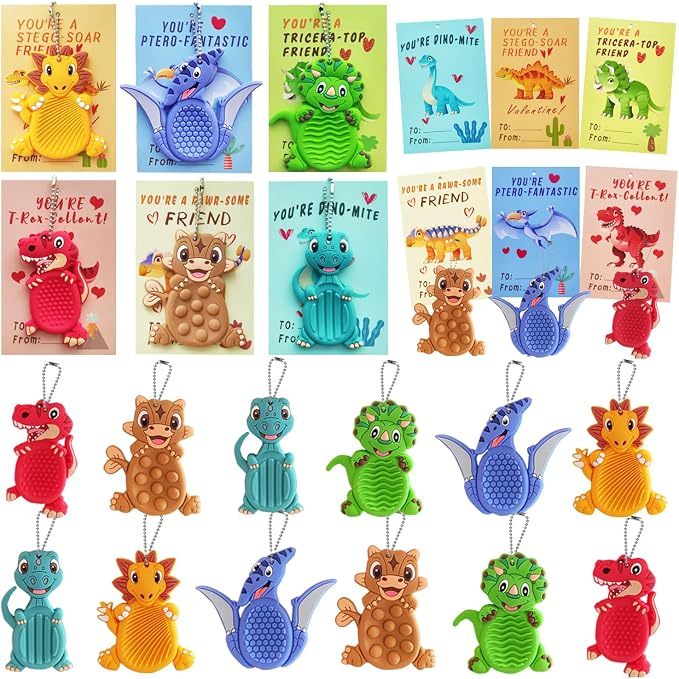 12Pack Exchange Gifts with Cards, Party Favors Party Supplies for Classroom School Teens Classmates Prizes