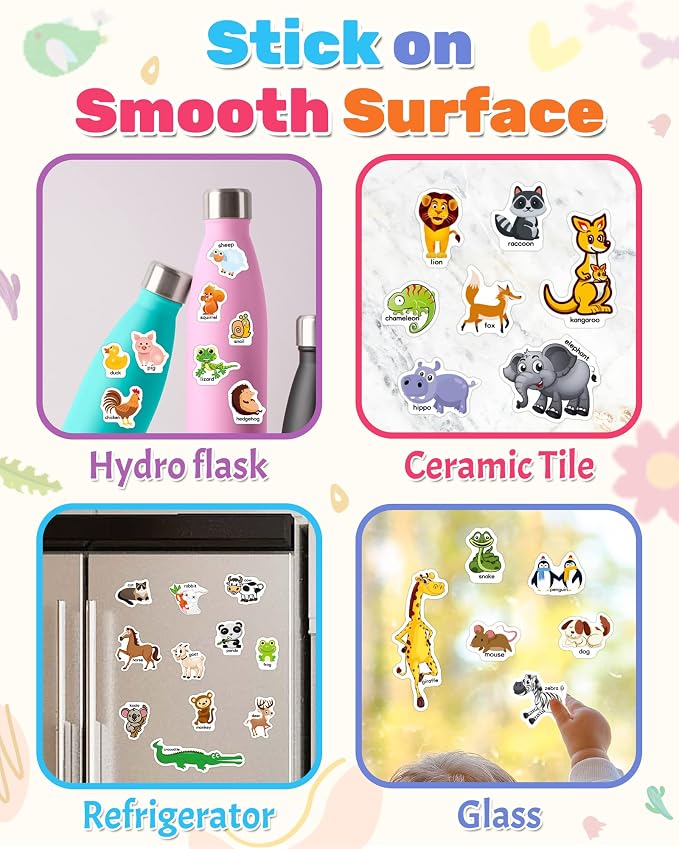Benresive Reusable Sticker Book for Toddlers, Travel Stickers for Kids | Toddler Travel Activities Toys, Birthday Gifts for Boys & Girls, Airplane Travel & Road Trip Essentials Kids