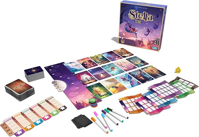Asmodee Stella: Dixit Universe Board Game - Competitive Sky Exploration Image Association and Strategic Guessing, Fun Family Game for Kids and Adults, Ages 8+, 3-6 Players, 30 Min Playtime