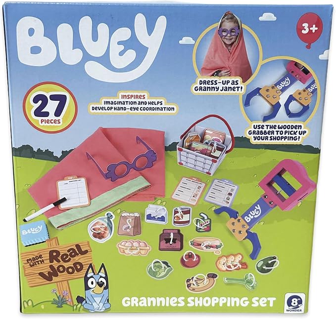 8TH Wonder BLUEY Wooden Grannies Sorting Set