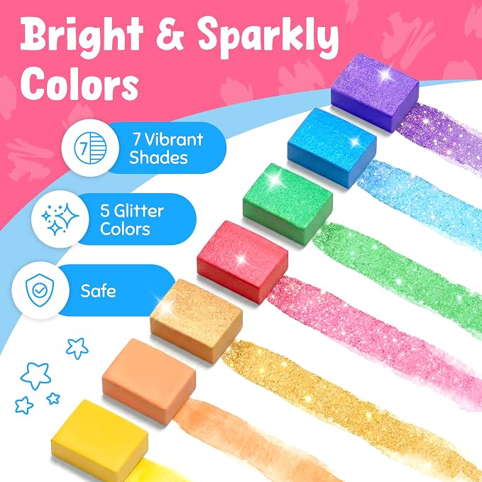 JoyCat Find & Color Paint with Water Coloring Books for Toddlers | Seek and Find Learning Activity, Magical Pony No Mess Arts & Crafts Kids Toys Ages 3-5 & 4-8, Birthday Gifts for Boys & Girls