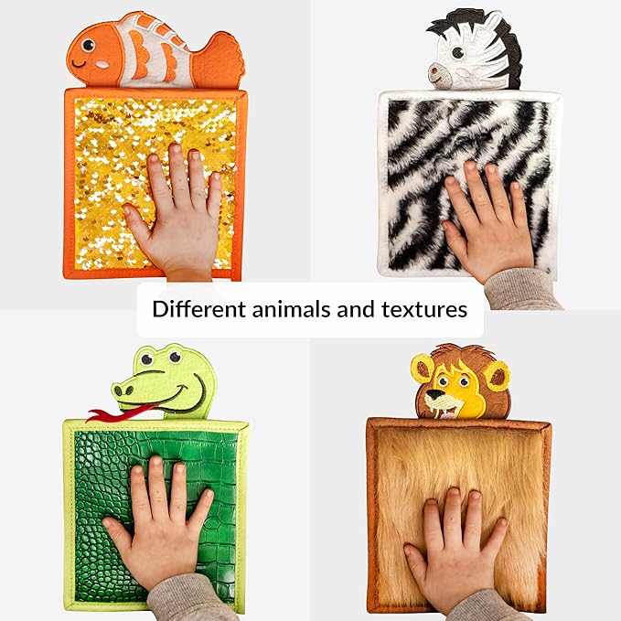 ODOXIA Sensory Mats for Autistic Children | Sensory Tiles for Kids | Wall Panel | Animals | Sensory Toys | Room Equipment | Disorder Toys for Tactile Play