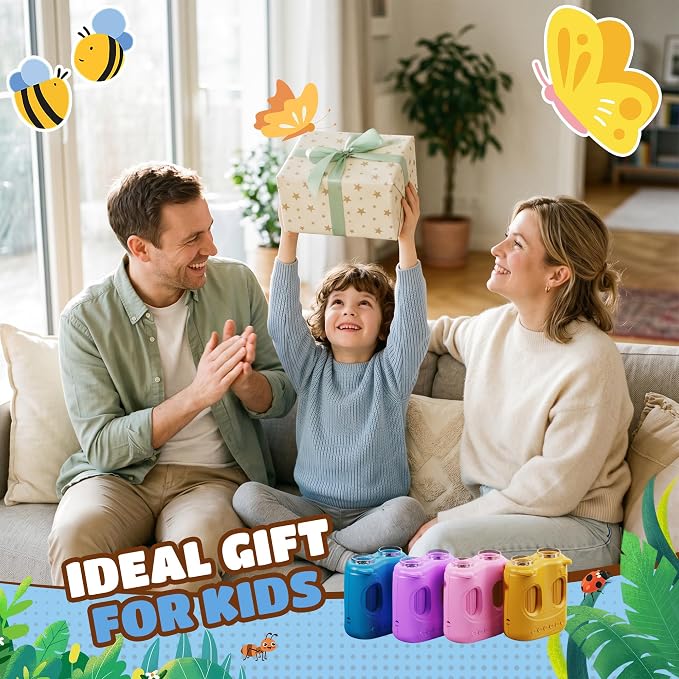 1000X Digital Microscope for Kid Handheld: 2-in-1 Telescope Portable STEM Toy - Birthday Gift for Boy Girl - Science Kits 10X Magnifying Glass for Age 3-8 8-12 USB Gadget Blue