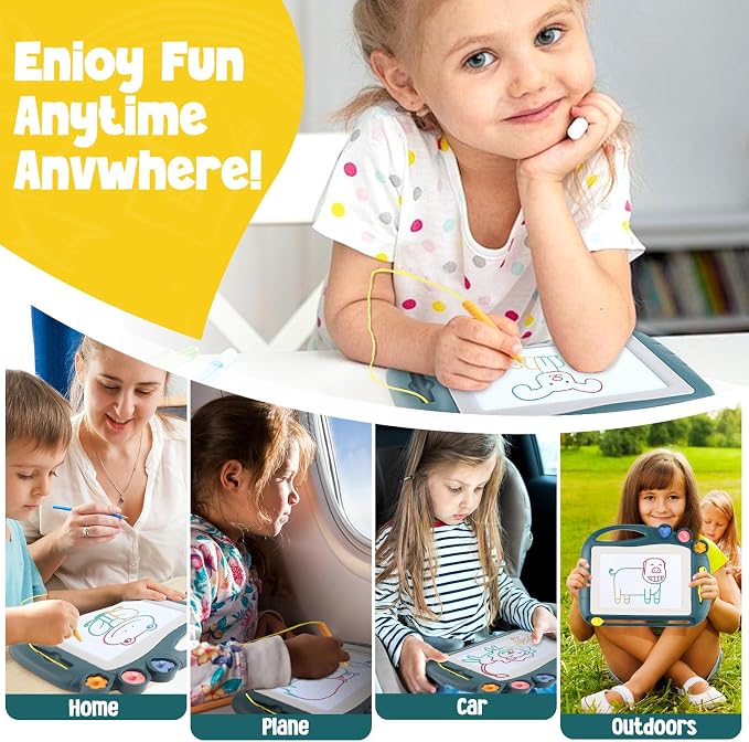 Magnetic Drawing Board for Boys Girls, Drawing Board, Birthday Easter Christmas Hallowee Toy Gifts for Boys and Girls
