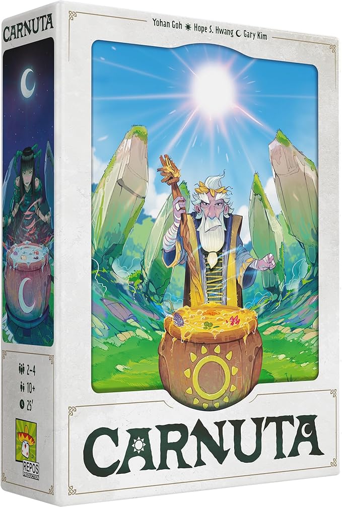Carnuta Board Game | Potion Brewing Strategy Game with Acrylic Runes, Family Fun for Kids & Adults, Ages 10+, 2-4 Players, 30 Minute Playtime