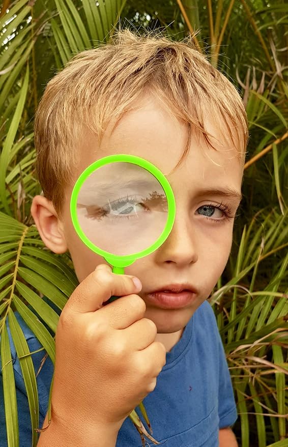 Adventure Kidz Outdoor Exploration Kit, Children’s Binoculars with Case, Flashlight, Compass, Whistle, Magnifying Glass, Backpack. Great Kids Gift Set for Camping, Hiking, STEM and Pretend Play | Binoculars, Flashlight, Compass, Fox Whistle, Magnifying...