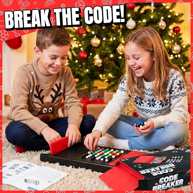 Hi-Q Code Breaker Board Game - Code Breakers Toy - STEM Toys - Color Brain Game - Kids Development - Toys for Boys & Girls, Suitable for 8+ Ages and up - Family Games