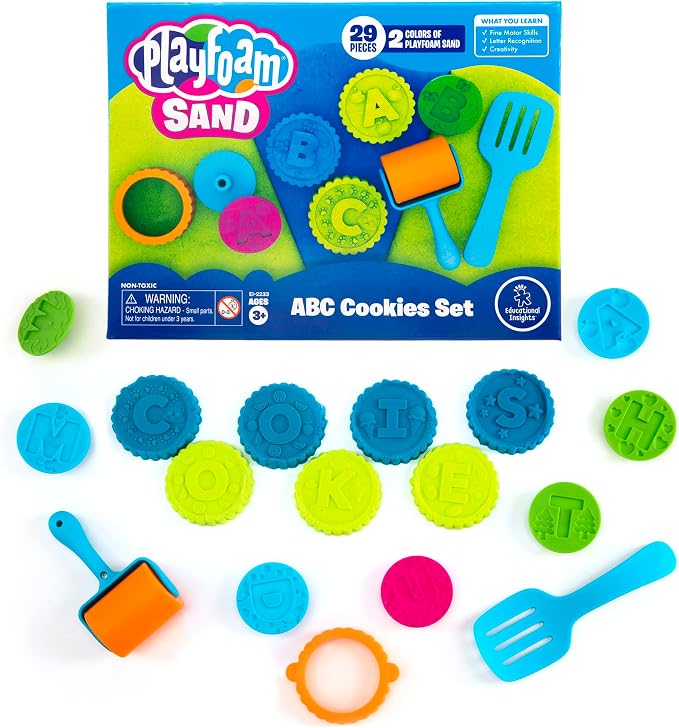 Educational Insights Playfoam Sand ABC Cookies Set