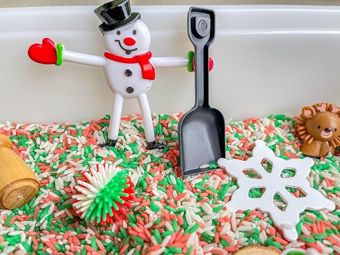 Kids Sensory Bins Montessori Sensory bin, Sensory Toys, Sensory Bins, Sensory Bin for Preschoolers (Christmas RGW)