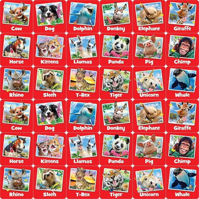 MasterPieces Kids Games - Selfies Matching Game - Game for Kids and Family - Laugh and Learn