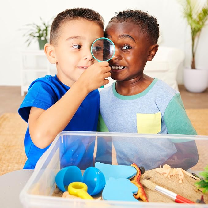 Creativity for Kids Sensory Bin: Dinosaur Dig - Toddler Sensory Toys, Sensory Bin Filler and Toddler Activities for Boys and Girls, Dinosaur Toys for Kids Ages 3-5+
