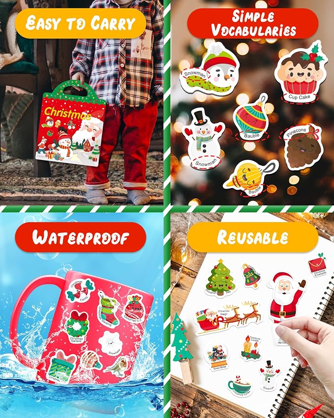Benresive Reusable Sticker Book for Toddlers, Travel Stickers for Kids | Toddler Travel Activities Toys, Birthday Gifts for Boys & Girls, Airplane Travel & Road Trip Essentials Kids