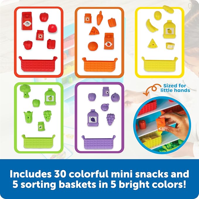 Learning Resources Sorting Snacks Mini Fridge