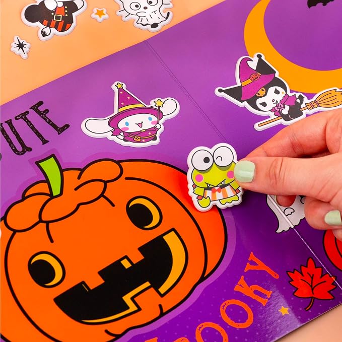 Horizon Group USA Puffy Sticker Playset for Kids, Hello Kitty Halloween