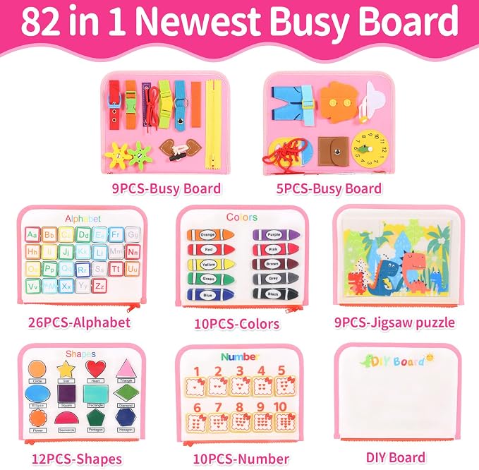 Felt Activity Board 1.0 – Portable Quiet Play Set