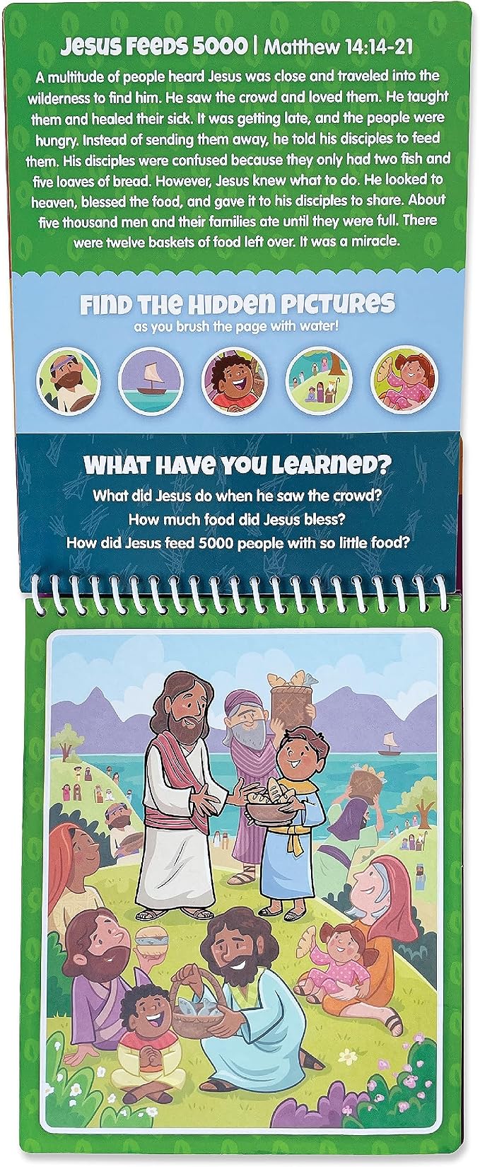 Water Reveal Coloring Scripture Book for Kids. (New Testament #2)