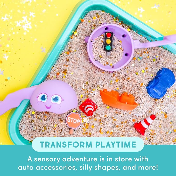 Glo Pals Fun Fillers, Sensory & Mini Toys for Kids, Explore & Learn, 3 Pack | Reusable Sensory Fillers For Slime, Jars, Bins and Dough, Sparks Imagination for Toddler and Kids