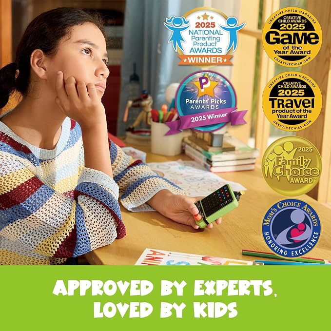 GiiKER Super Decoder Code-Breaking Puzzle, 600 Levels | Handheld code-breaking game for kids and adults, road trip activity, birthday gift, 1-2 Players