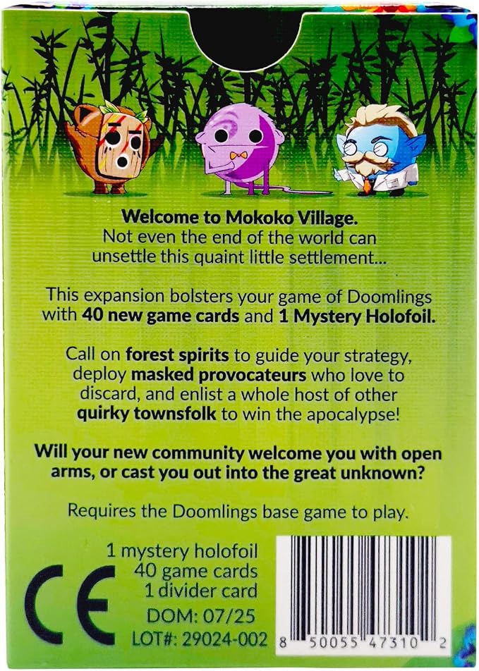 Doomlings Mokoko Village - A Delightful Card Game for The End of The World | Perfect for 2-6 players, Ages 8+, Fun for Adults and Kids Alike