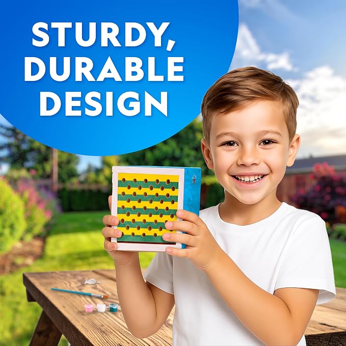 National Geographic Build a Bee Habitat Nature Craft Kit for Kids | Build and Paint a Mason Bee House, Outdoor Nature Craft, Pollinator Learning, Solitary Bee Hotel, Birthday Gift