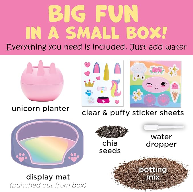 Creativity for Kids Plant-A-Pet Unicorn, Mini Garden Kit (Ages 6+)