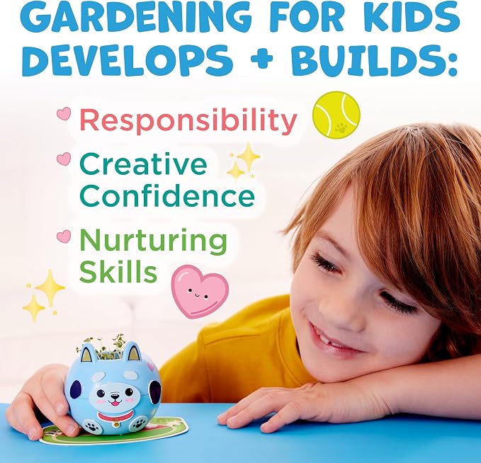 Creativity for Kids Plant-A-Pet: Puppy Toys for Girls - Mini Gifts for Girls, Arts and Crafts for Kids, DIY Activity Set & Screen Free Summer Fun (Ages 6+)