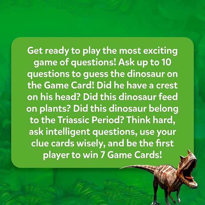 Skillmatics Guess in 10 Dinosaurs – Trivia Game for Kids and Families