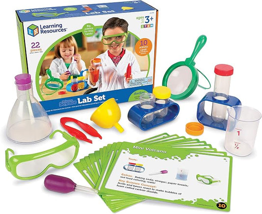 Learning Resources Primary Science Lab Set | Experiments for Kids, Chemistry Toy, Pretend Play, STEM Projects, Classroom Must Haves, Teacher Supplies