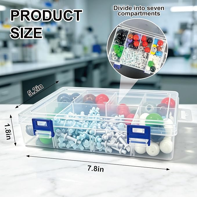 Molecular Model Kit(240 Pieces),Organic Chemistry Model Kit for Organic and Inorganic Chemistry Learning,Chemistry Set,A Fullerene Set
