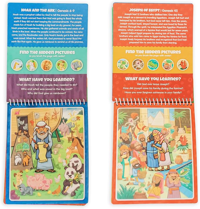 3 Pack Bible Activity Books for Kids Ages 3+: Old Testament & New Testament Set