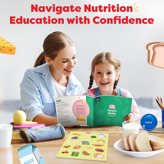 Baketivity Nutrition Explorer Kit STEM Learning Birthday Gifts for Kids | Includes Recipes, Activity Booklet, Detective Costume, Food Stickers, Puzzle, and Parent Guide for Family Learning