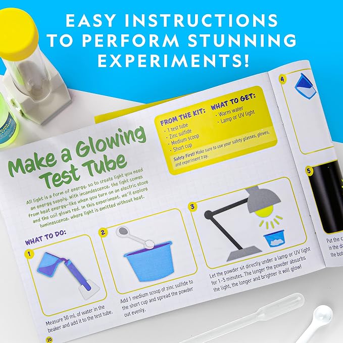 National Geographic Mega Science Lab with 75 Experiments for Kids 8-12 | Earth Science, Chemistry Set, Science Magic, Easy Experiments, STEM Projects, Science Kit for Kids, Birthday Gift