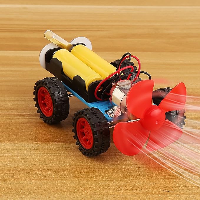 STEM Science Kits for Kids, 5 Set Wind Powered Car for Boy Toys Bulk Gifts | STEM Toys for ages 8-13, Robot Building Crafts Kit for Classroom Activities, Engineering Science Experiments Projects 9-12