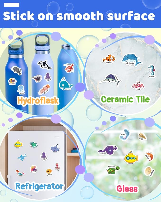Benresive Reusable Sticker Book for Toddlers, Travel Stickers for Kids | Toddler Travel Activities Toys, Birthday Gifts for Boys & Girls, Airplane Travel & Road Trip Essentials Kids