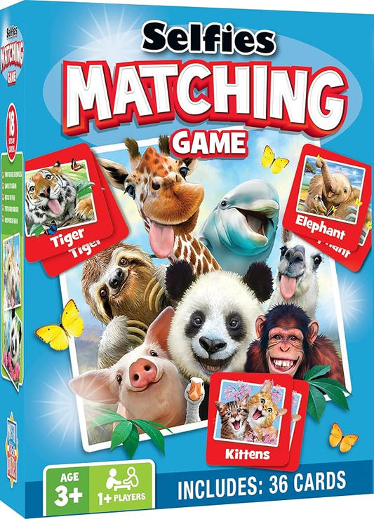 MasterPieces Kids Games - Selfies Matching Game - Game for Kids and Family - Laugh and Learn