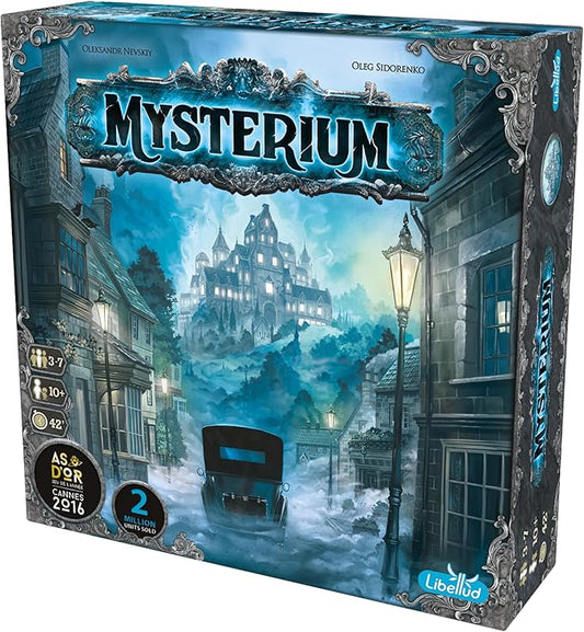 Mysterium Board Game (2025 Refresh) | Cooperative Psychic Mystery Game, Updated Components & New Cards for Family Kids & Adults, Ages 10+, 3-7 Players, 45 Mins