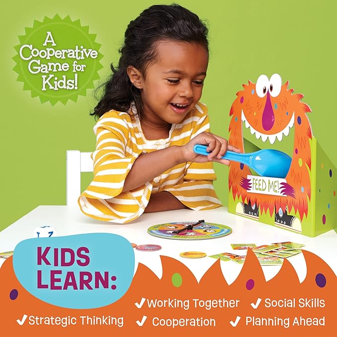 Peaceable Kingdom Feed the Woozle Cooperative Game | A cooperative game where players team up to win together, for 2-5 players. Ages 3+.