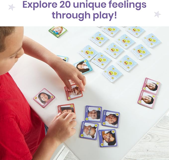 hand2mind Express Your Feelings Memory Match Game, Emotion Cards | Matching Game, Emotional Intelligence, Social Emotional Learning Activities, Social Skills Games