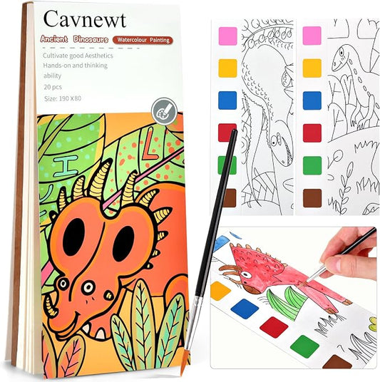 Cavnewt Watercolor Coloring Books for Kids Ages 4-8