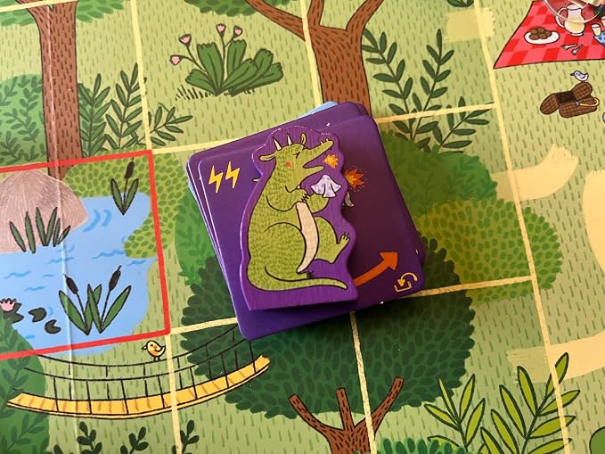 GIGAMIC Mr. Postmouse’s Picnic | Adorable Animal Adventure Board Game for Kids | Help Mr. Postmouse Get His Friends to the Picnic | Cooperative Tile Flipping Kids Game | Ages 4+ | 1-4 Players | 30 Min