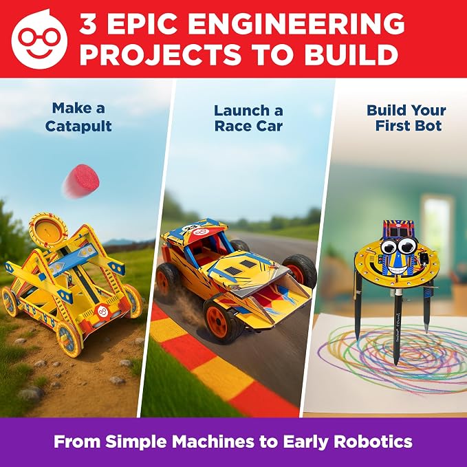 Doctor Jupiter Ultimate Engineering Kit for Kids Ages 8-13, Birthday Gifts | Gift Ideas for Boys & Girls Ages 7,8,9,10,11,12, STEM Toy for Ages 8-13, Science Kits for Kids