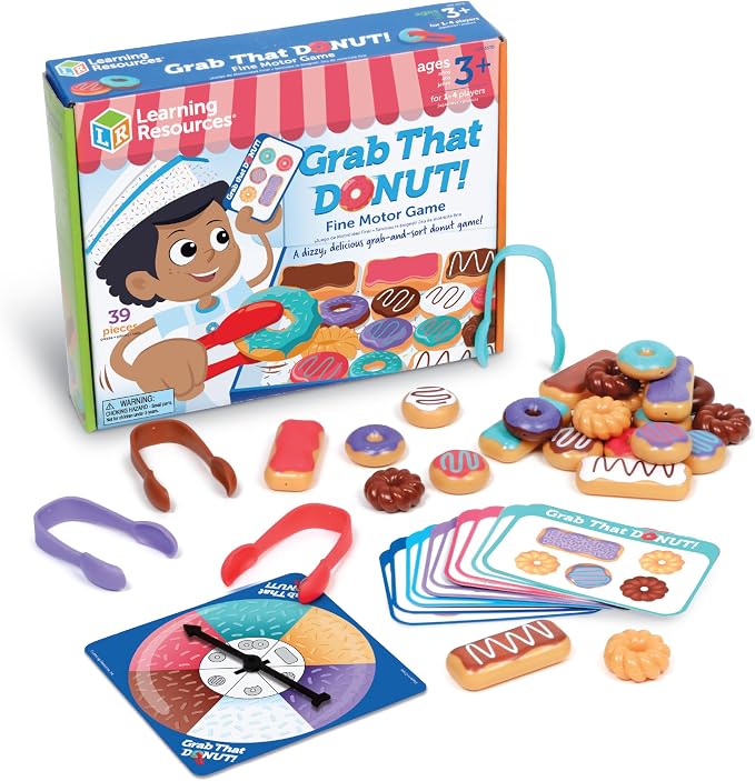 Learning Resources Grab That Donut Fine Motor Game