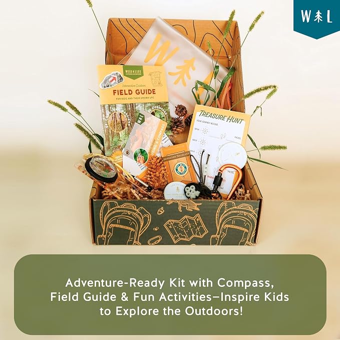 Navigation Trailblazer Kit for Kids Ages 8+ | Includes compass, map, ranger beads for hands-on wayfinding and exploration skills, a STEM gift for road trips & family play