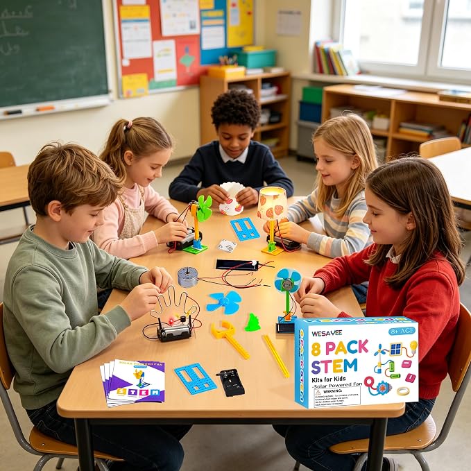 STEM Science Kits for Kids Crafts Age 8-12, STEM Toy Circuits Experiments | Engineering Projects for Classroom Activity 8-10 8-13 2nd, 3rd, 4th, 5th Grade, Gift for 8 9 10 Year Old Boys Birthday Gifts