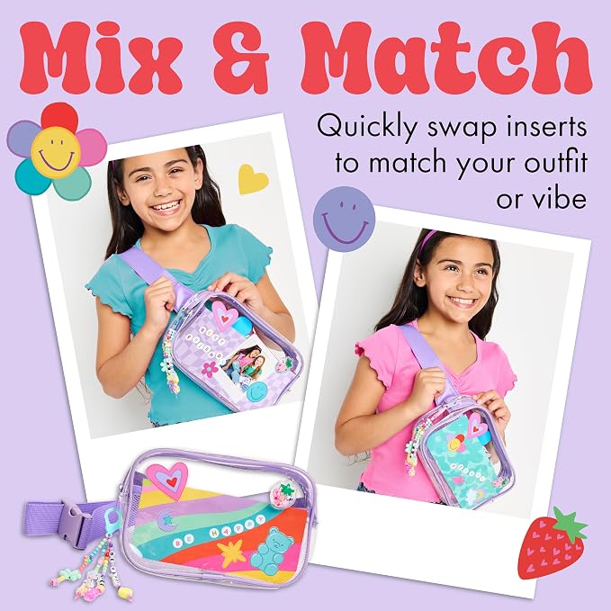 Creativity for Kids Chic Boutique Belt Bag: DIY Girls Art & Craft Kit, Girls Toys Age 6-8+, Crafts and Cute Stuff for Girls, Birthday Gifts for Girls