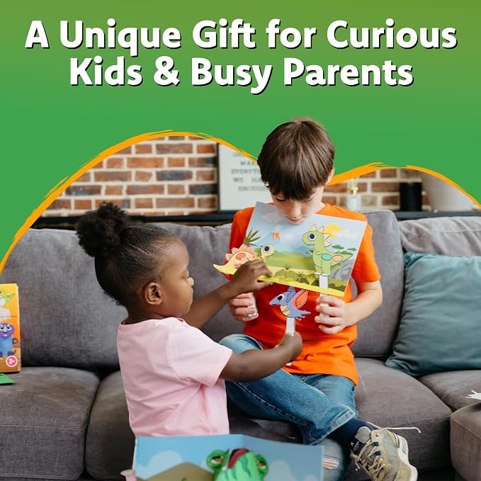 Craftikit® 20 Award-Winning Dinosaur Crafts for Kids - All-Inclusive Fun Dinosaur Crafts for Kids Ages 3-10 - Organized Toddler Craft Kit