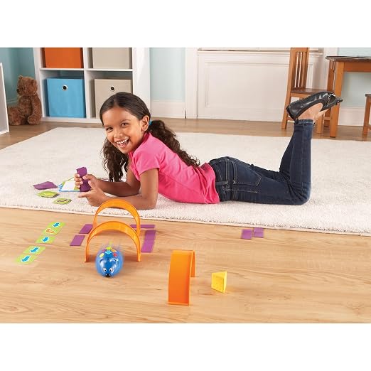 Learning Resources Code & Go Robot Mouse Activity Set | Screen‑Free Coding Robot Toy, Early Programming for Kids, STEM Robotics Kit, Ages 4+