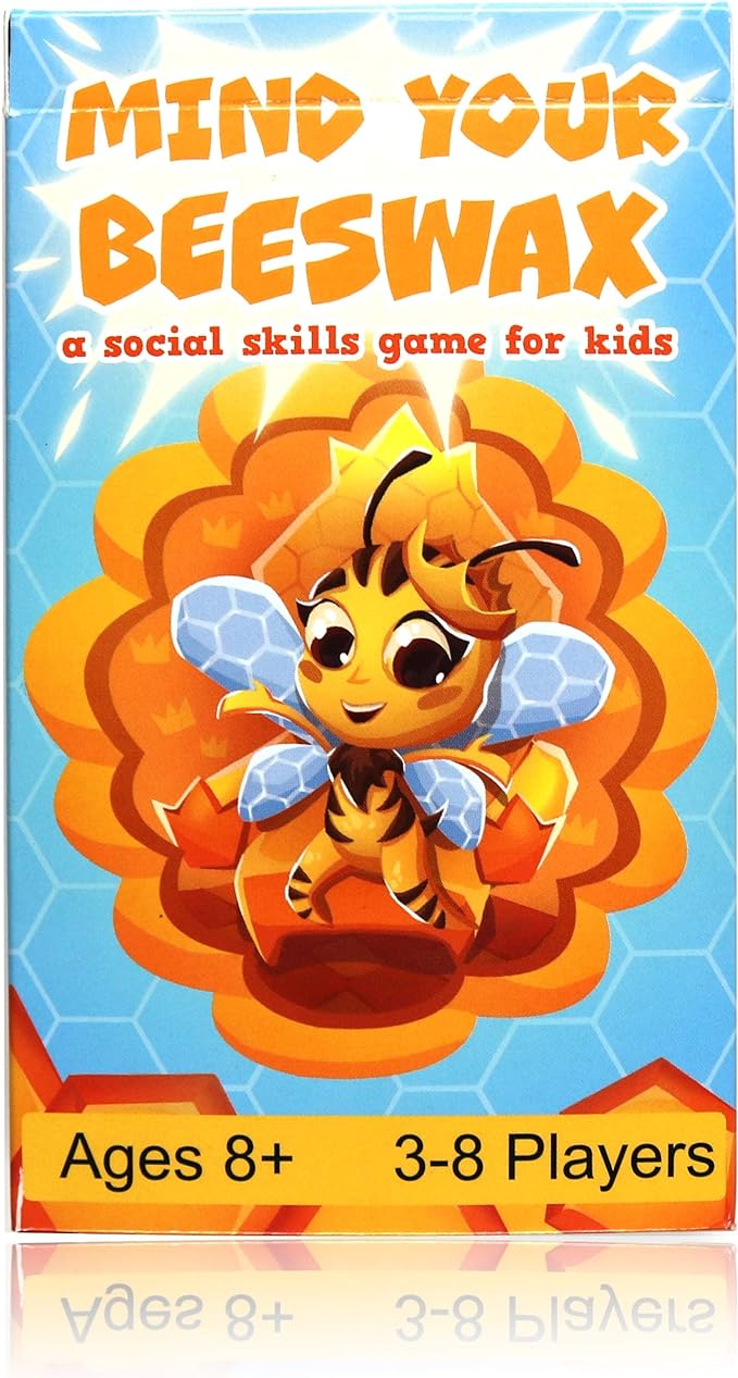Mind Your Beeswax - Social Emotional Learning and Social Skills Games | Play a Mix of Activities and Games to help kids learn social skills in a safe fun environment - for Ages 8+ | 3-8 Players