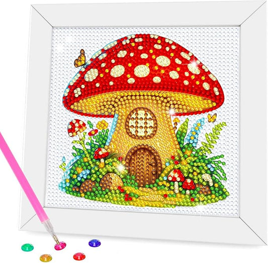 Nardoll Diamond Art Kits - Arts and Crafts - Diamond Art Painting with Wooden Frame - GEM Art for Girls Boys Adults Beginners Home Wall Decor Gifts