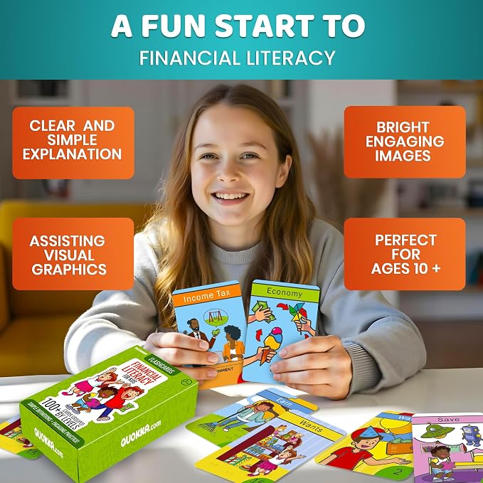 Flash Cards for Kids Ages 5-8 - Learning Card Game for Family